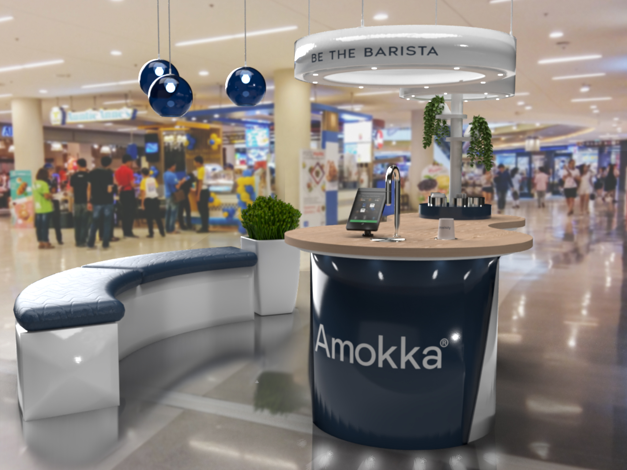Amokka Express Coffee Pod In Shopping Centre
