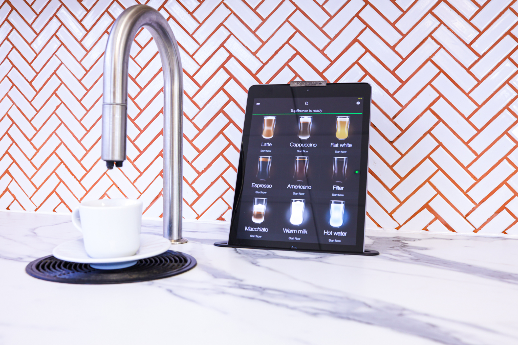 TopBrewer coffee machine at Koin Limited office in Bournemouth